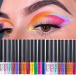 12 Colors Colorful Liquid Eyeliner Pencil Waterproof Long-Lasting  Quick-Dry No Blooming Blue Pink Eye Liner Pen Cosmetics Tools Cheap