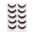 1 pair 5 pair pack Sexy 3D Artistic Curl Natural Butterfly Fake Eyelashe Reusable Women Volume Lashes Extension MakeUp Tool For Discount