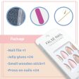 YOSOMK Light Pink Press on Nails Medium Almond Fake Nails Cute Heart Glossy Glue on Nails Artificial False Nails for Women Cheap