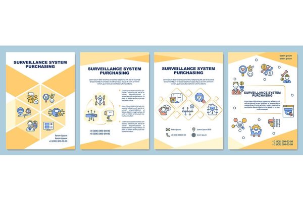 Surveillance Systems Brochures Bundle For Sale