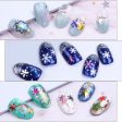 1 Box Holographic Xmas Snowflakes Nail Sequins Flakes 3D Nail Art Glitter Laser AB Silver Paillette Manicure Decorations SADX XX Hot on Sale