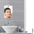 Anti Fog Shower Mirrors Bathroom Fogless Fog Free Mirror Washroom Travel For Man Shaving Mirror 13*17cm Supply