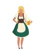 Oktoberfest flat vector illustrations set Fashion