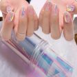 1 Bottle Nail Cellophane Sticker Fashion Spring Summer Glass Foil Film Ice Cube Manicure Decoration Korea Nail Trend Design Online Sale