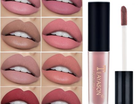 12 Colors Moisturizing Nude Lip Gloss Waterproof Velvet Matte Liquid Lipsticks Long Lasting Makeup Red Brown Lip Tint Cosmetic Hot on Sale