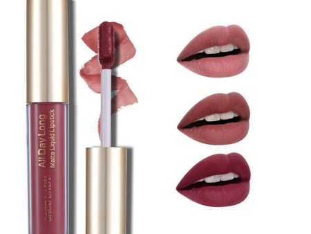 6 Colors Matte Velvet Lip Gloss Liquid Lipstick Non Sticky Online Hot Sale