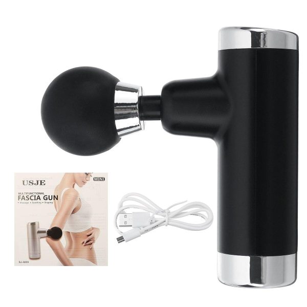 Cordless Mini Pocket Fascia Massage Guns 5 Gears USB Rechargeable 2000mAh Full Body Massager Online