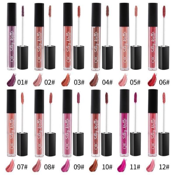 Matte Lip Gloss Lips Lipstick Long Lasting Liquid Cosmetics Exaggerated Makeup Hot on Sale