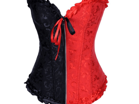 S-3XL Red Palace Women Party Bustier Boned Corset Gothic Body Shaper Sets Online