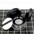 10types Portable Plastic Powder Box Handheld  Empty Loose Powder Pot With Sieve Cosmetic Travel  Makeup Jar sifter Container Cheap