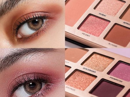 12 Colors Eye Shadow Tray Shimmer Matte Long Lasting Eyeshadow Palette Easy To Wear Eyes Makeup Cosmetics For Cheap