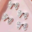 10pcs 3D Alloy Butterfly Nail Charms, Butterfly Nail Gems Nail Rhinestones Shiny For Sale