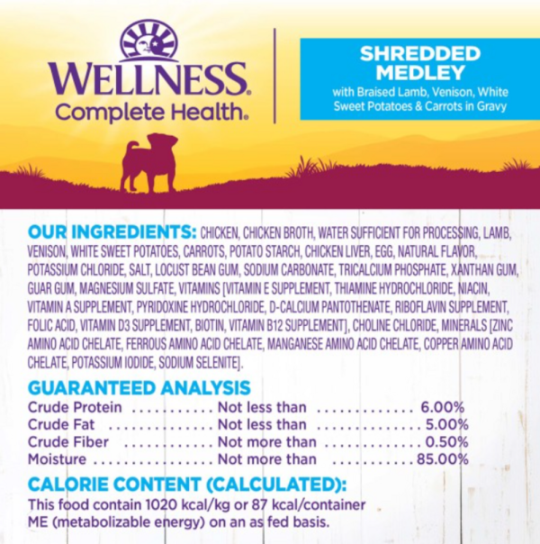 Wellness Petite Entrees Shredded Medley With Braised Lamb, Venison, White Sweet Potatoes & Carrots Cheap