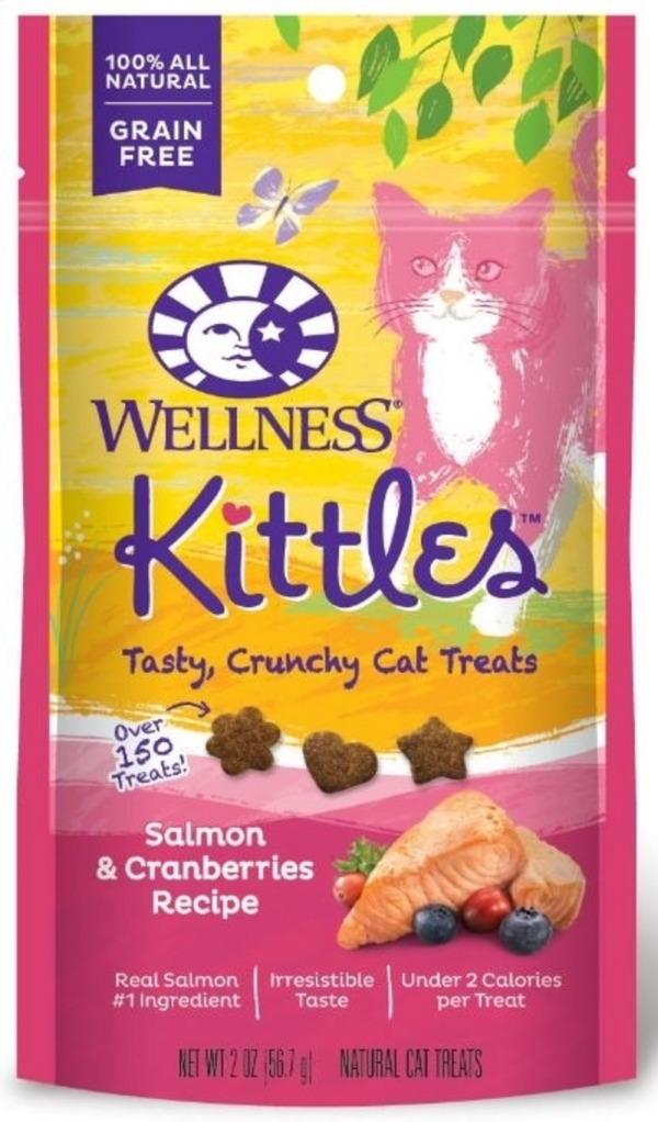 Wellness Kittles Crunchy Salmon & Cranberry Cat Treats Supply