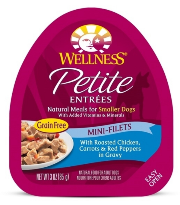 Wellness Petite Entrees Mini-Filets Grain Free Natural Roasted Chicken Recipe Wet Dog Food Online Sale